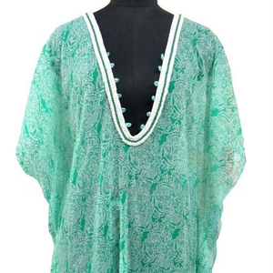 ชุดแม็กซี่เดรสมุสลิมแขนกุดผ้าฝ้ายแท้สำหรับชาวชาติพันธุ์มาใหม่ชุดเดรสยาวสไตล์โมร็อกโกฟรีไซส์มาใหม่2023 - Product Image 1