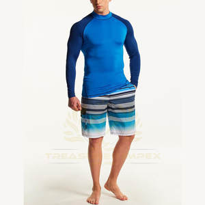 Bjj Mma Jiu Jitsu Diseña tu propio estampado personalizado de manga larga Rash Guard protección UV que absorbe la humedad Spandex/Nylon hombres - Product Image 3