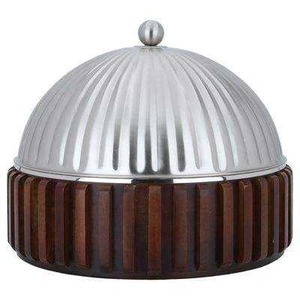 Juego de Ollas de Acero Inoxidable con Aislamiento al Vacío de Doble Pared y Base de Madera, con Tapa Fundida, Recipientes para Mantener la Comida Caliente - Product Image 4