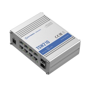 Commutateur Teltonika TSW210, 8x RJ45 1000Mb/s, 2x SFP - Product Image 1
