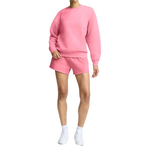 Sudadera Personalizada de Primera Calidad con Bordado Frontal, Cuello Redondo, para Hombre y Mujer, Mezcla de Algodón de Peso Medio, Interior Cepillado - Product Image 5