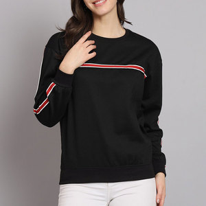 Pull-over léger et confortable pour femmes Sweatshirts en coton polaire pour femmes Sweatshirts de couleur unie et respirants pour femmes - Product Image 1