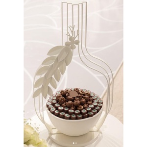 Design élégant Bol de service au chocolat Panier à dessert Bol à bonbons Bol de service sucré pour les fêtes de mariage - Product Image 1