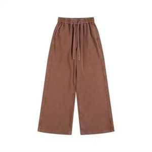 <b>Men</b> Winter Pant Oversize Wide Leg <b>Jeans</b> <b>Men</b> Streetwear Vintage Washed Acid Washed Sweat Pants Street Style <b>Flared</b> <b>Men</b> Sweatpants - Product Image 2