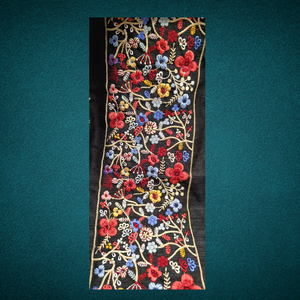 Tela de encaje bordado Floral colorido patrón intrincado Ajuste de tul Elegante ropa de boda de gama alta decoraciones de vestido de boda - Product Image 6