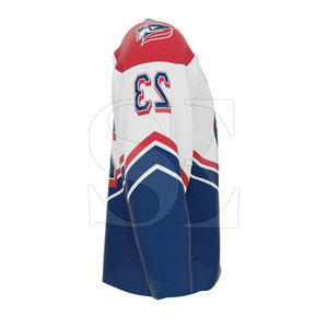 Maillot de hockey sur glace de conception récente pour une utilisation en extérieur / Nouveau style de maillot de hockey sur glace au prix le plus bas - Product Image 5