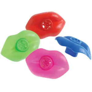 Peluit Bibir Mainan Plastik Promosi Bersiul Bibir untuk Anak-anak