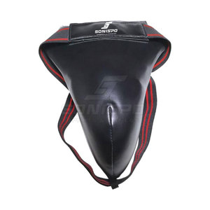 SONISPO SPORTS & FITNESS ชุดป้องกันอวัยวะเพศชายสำหรับชกมวย รุ่น SSF-2310 สีดำขอบแดง - Product Image 4