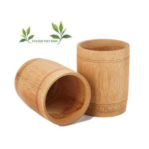 Tasse en bambou réutilisable de haute qualité et échantillon gratuit/tasse en bambou avec logo laser gravé Fabriqué en Eco2go Viet Nam - Product Image 3