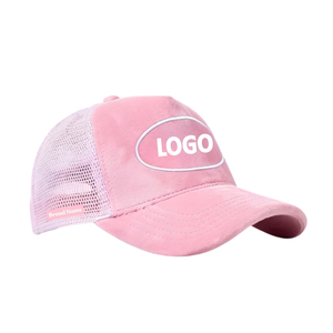 Casquette de golf respirante haute performance 5 panneaux en velours et maille, style trucker, avec logo brodé 3D personnalisé, fermeture snapback, livraison rapide - Product Image 3