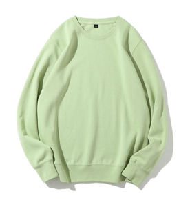 Custom Unisex Thick Crew Neck 100% Cotton Winter Heavyweight Drop Shoulder <b>Pullover</b> Sweatshirt - Product Image 3