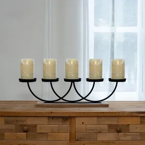 New Arrival Vintage Look Metal <b>Candle</b> Stand Elegant for Home Hotel Table Top Lighting Decorative Wax Contain <b>Holder</b> - Product Image 4