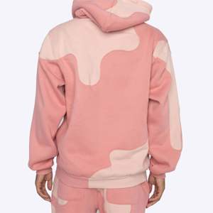 Sudaderas con capucha de trabajo de panel de talla grande de alta calidad, forro polar hecho con bordado de logotipo personalizado para la temporada de invierno - Product Image 6