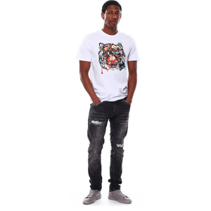 T-shirt unisexe décontracté de couleur unie 100% coton/T-shirt graphique Hip Hop avec logo personnalisé T-shirt graphique surdimensionné délavé à l'acide - Product Image 4