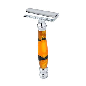 Suministro directo de fábrica Madhav Metal Luxury Men's Ajustable Acero inoxidable Hoja única Maquinilla de afeitar de seguridad disponible a precio de mercado - Product Image 4