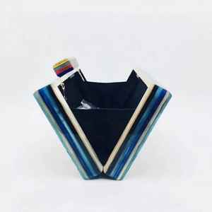 คลัทช์หินอ่อนสีแดงสำหรับผู้หญิงชุดคลัทช์ประดับมุกสีทองหรูหราหรูหราทรงผีเสื้อสีล้วนสำหรับงานแต่งงานของผู้หญิง - Product Image 5