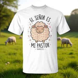 Camiseta Cristiana Católica Española con Versículo Bíblico, Ropa Cristiana Promocional - Product Image 3
