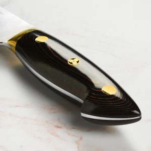 มีดเชฟหรูหราทำมือสแตนเลสมีดทำครัวด้ามไม้ pakka ขายส่งคุณภาพสูงราคาไม่แพง - Product Image 2