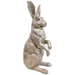 Statue de lapin élégante en aluminium, décoration de jardin, améliorant l'esthétique extérieure des cours, des terrasses et des allées de jardin - Product Image 6