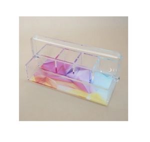ถาดจัดระเบียบอะคริลิกใสทรงสี่เหลี่ยมผืนผ้าถาดใส่ปากกาสีสันสดใสสำหรับใส่ปากกาทำจากวัสดุพลาสติกจากเวียดนาม - Product Image 1