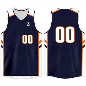 Camiseta de baloncesto de secado rápido personalizada al por mayor, ropa deportiva impresa de alta calidad con el logotipo del equipo bordado - Product Image 1