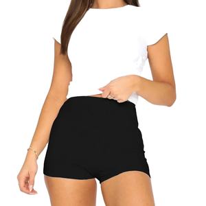 Nouveaux ensembles pour femmes, coupe slim, unis, 100% coton, vente en gros, ensemble 2 pièces, manches courtes, shorts élégants, chemise décontractée - Product Image 1