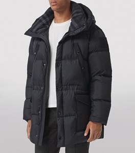 Veste à bulles personnalisée à la mode, veste d'hiver épaisse en tissu lourd pour hommes, veste matelassée à capuche pour hommes - Product Image 2