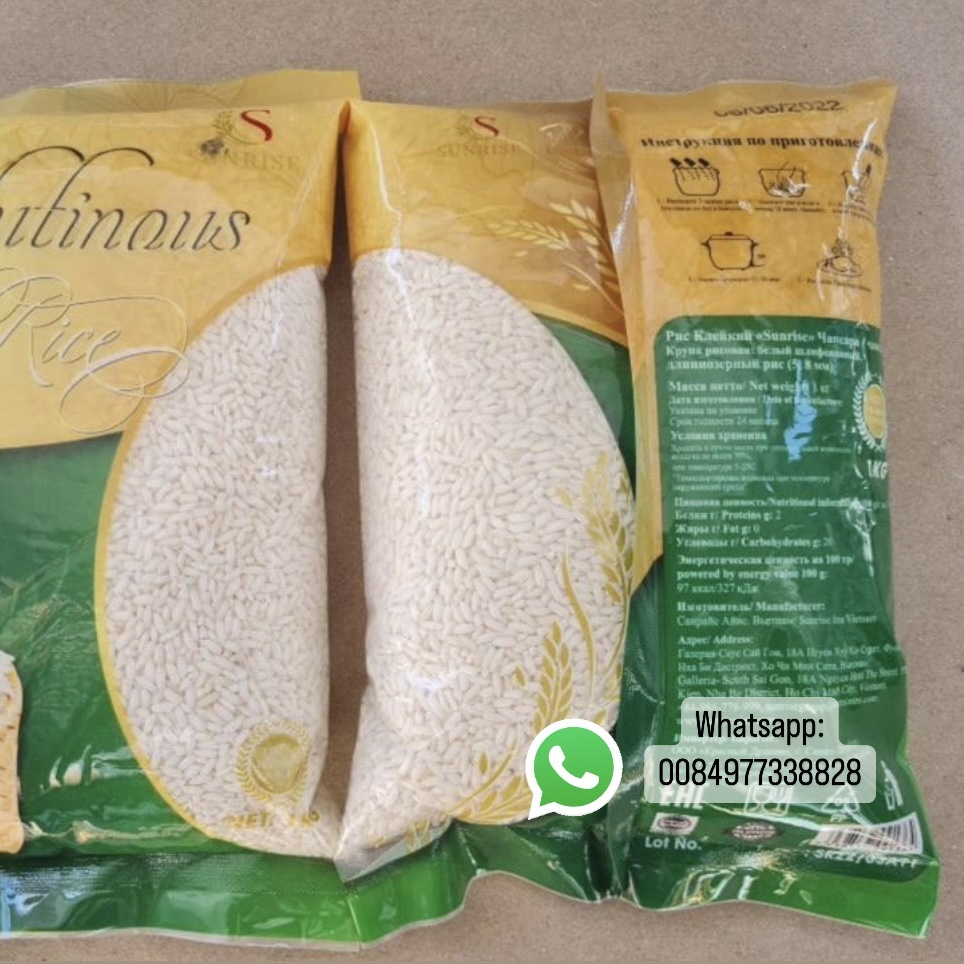 RIZ beras lengket/gandum panjang dari pabrik langsung kualitas tinggi Harga terjangkau (WA: + 84 977 338828)