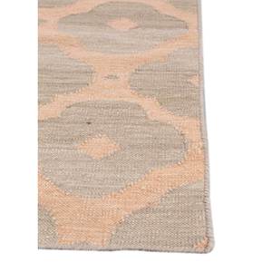 พรมขนสัตว์ทำมือสีเบจน้ำตาลลายเรขาคณิตทรงสี่เหลี่ยมผืนผ้าสำหรับตกแต่งบ้าน ห้องนั่งเล่น หรือห้องวัยรุ่น รุ่น ADWL-13130 - Product Image 4