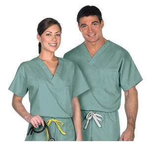 Alta calidad de manga corta elástico antiarrugas impermeable mujeres enfermera personalizado Jogger apilados uniformes conjuntos para mujeres - Product Image 1