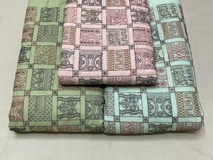 Trabajo de bordado multicolor de algodón cambric puro para disfraces, tela de material Kurti - Product Image 5