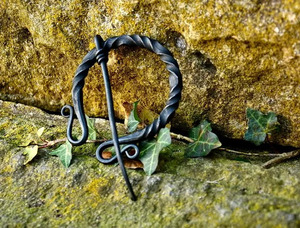 Broche de peroné de hierro trenzado, cierre de capa para trajes históricos, broche Medieval, gran oferta 2025, envío directo hecho a mano 1095 - Product Image 6