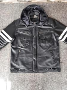 Chaquetas de Piel de Vaca para Hombre de Fabricante Profesional, Chaquetas de Invierno de Alta Calidad con Cuello Alto de Lona, Impermeables y Transpirables - Product Image 4