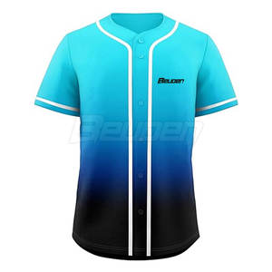 Respirant professionnel de haute qualité à manches courtes léger ensemble de maillots de Baseball confortable prix bas pour adulte - Product Image 1