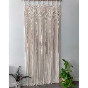 Best Handmade Bohemian Cotton <b>Curtain</b> High Quality Macram Wall <b>Curtain</b> <b>Christmas</b> Style Art Wall Tapestry for Outdoor Decoration - Product Image 1