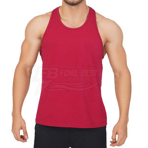 Camiseta sin Mangas Casual para Hombre al por Mayor, Personalizada, 100% Algodón, Transpirable, de Alta Calidad, para Gimnasio y Entrenamiento - Product Image 3