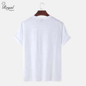 เสื้อยืดโอเวอร์ไซส์คุณภาพสูง ทรงหลวม ไหล่ตก พิมพ์ลายตามสั่ง ผ้าคอตตอนหนานุ่ม สไตล์สตรีทแวร์ แขนสั้น ลายเรียบ - Product Image 2