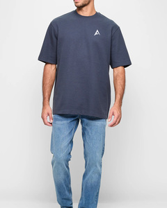 Choix populaire 100% coton surdimensionné demi-manches t-shirt pour hommes avec logo personnalisé impression numérique et broderie - Product Image 5