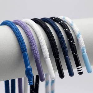 Custom Logo Hoodie Drawcord OEM Supplier High Strength <b>Braided</b> Twisted 3 Strand Garment Apparel Cord - Product Image 2