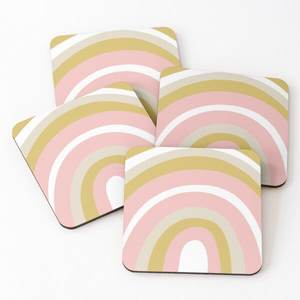 Ensemble de sous-verres de renard en bois personnalisés imprimés animaux des bois rustiques en bois thé sculpté à la main café - Product Image 1