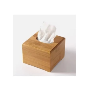 Nouvelle arrivée de boîte à mouchoirs en bois de finition noyer fait à la main pour un usage domestique pour contenir du papier de soie - Product Image 2