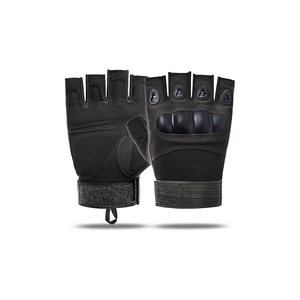 Concevez vos propres sports en plein air cyclisme vélo équitation sans doigts anti-dérapant léger en cuir court doigt Cycle gants - Product Image 1