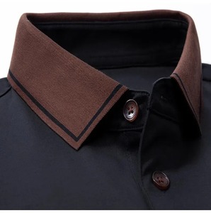 Chemises polo pour hommes Chemises en tricot pour hommes de haute qualité 100% coton tricoté col polo chemises à manches design à sublimation - Product Image 3