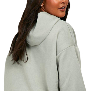 Nueva Moda Sudadera con Capucha Oversize para Mujer, Lavado Ácido, Efecto Vintage Desgastado, Transpirable, Ecológica, Invierno, Casual, Diseño Liso - Product Image 5