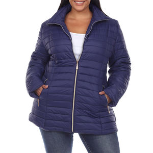 New Arrival Winter Down <b>Coats</b> Custom <b>Women</b> Cropped <b>Puffer</b> Jackets Wholesale OEM Custom Breathable <b>Women</b> Zip up Quilted Jackets - Product Image 3