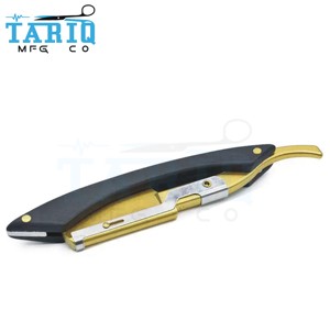 มีดโกนหนวดสแตนเลสคุณภาพสูง ใบมีดตรง ใช้งานง่าย สำหรับการดูแลผิว - Product Image 1