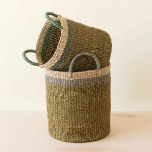 Grand panier de rangement en macramé pour la lessive, les essentiels, les livres, les jouets et les vêtements, organisation dans les espaces domestiques modernes, en provenance d'Inde - Product Image 4