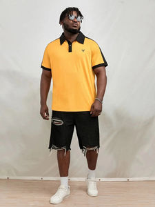 Nuevo Polo de media manga para hombre a la venta, ropa informal de alta calidad, polos de algodón y poliéster - Product Image 3