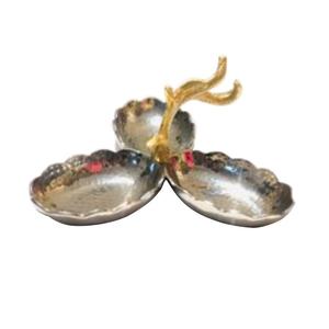 Cuenco de fruta de Metal profundo, centros de mesa, cuenco decorativo para servidor de frutas, cuenco de fruta de Metal con acabado antiguo - Product Image 2