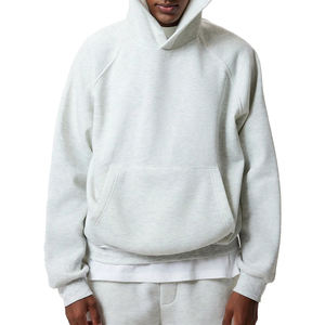 Poids lourd 460 grammes coton vierge sweats à capuche Streetwear grande taille personnalisé strass sweats à capuche de haute qualité - Product Image 3
